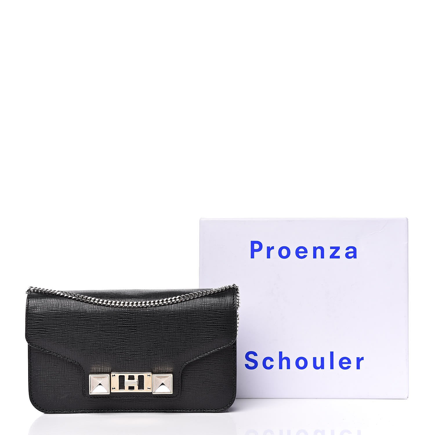 Proenza Schouler New Linosa PS11 Chain Wallet Black 12 of 12
