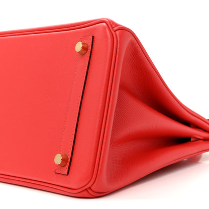Hermes Epsom Birkin 30 Rouge Tomate 28 of 34