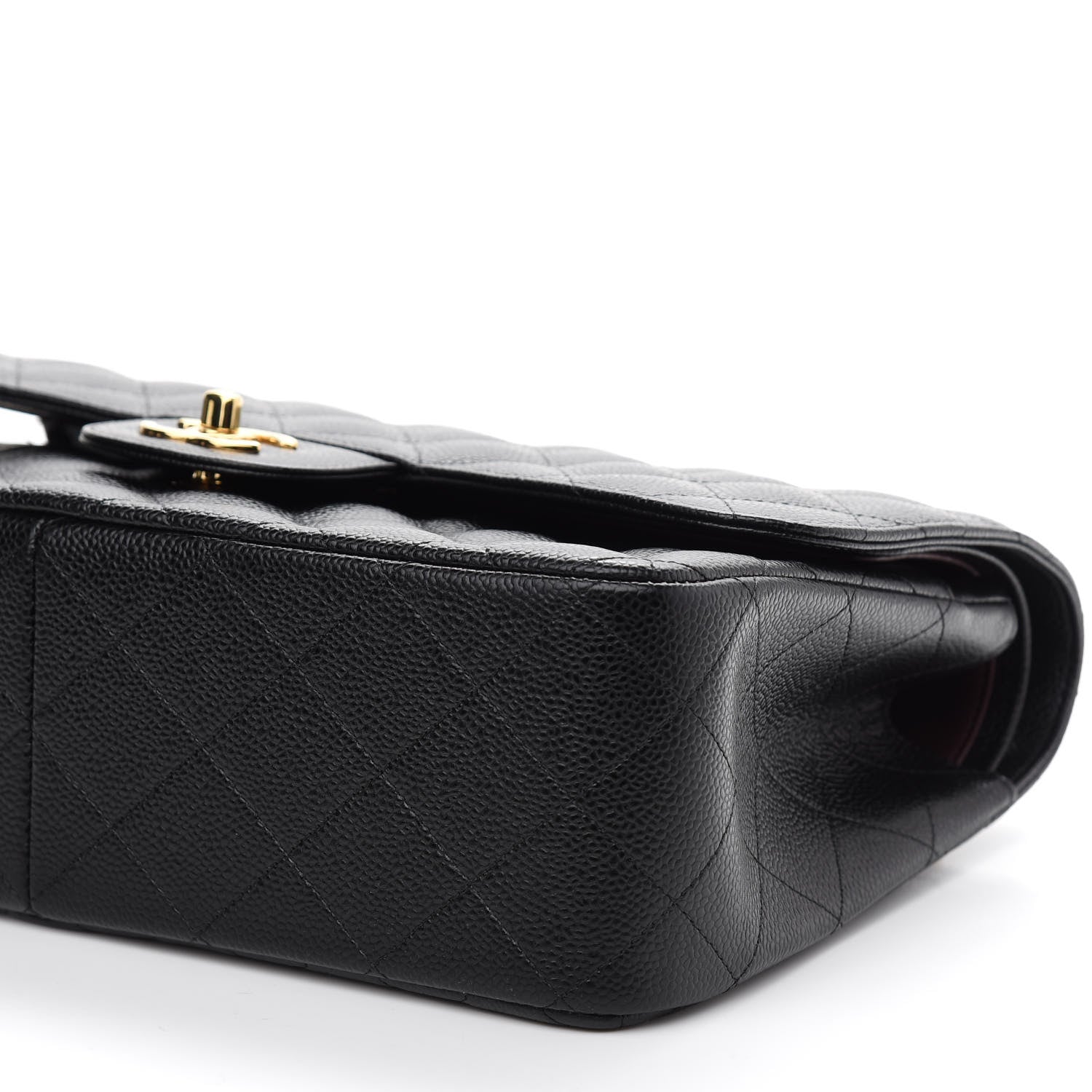 Chanel Caviar Quilted Jumbo Double Flap Black 9 of 9