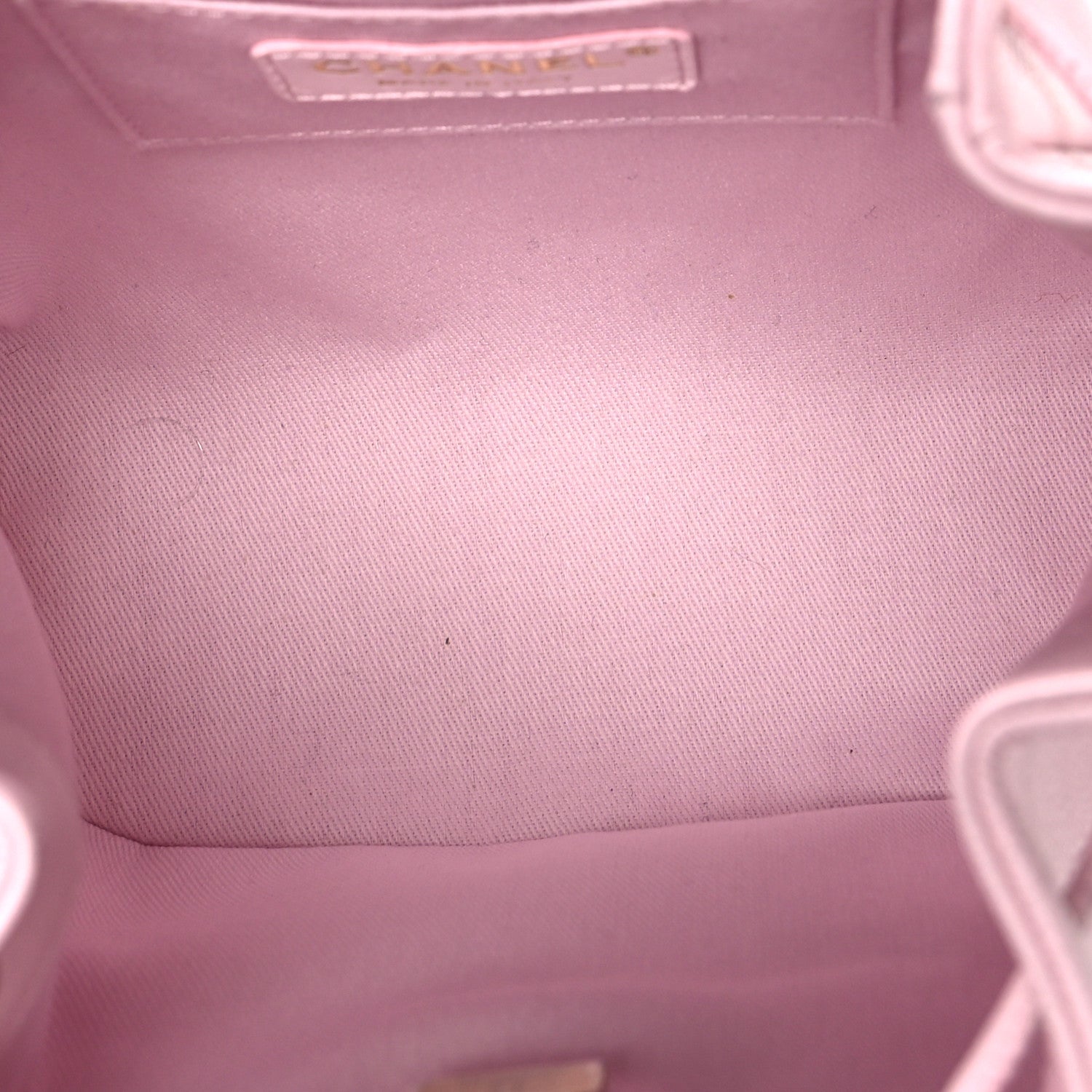 Chanel Caviar Quilted CC Pocket Bucket Bag Light Pink 5 of 11