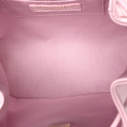 Chanel Caviar Quilted CC Pocket Bucket Bag Light Pink 5 of 11