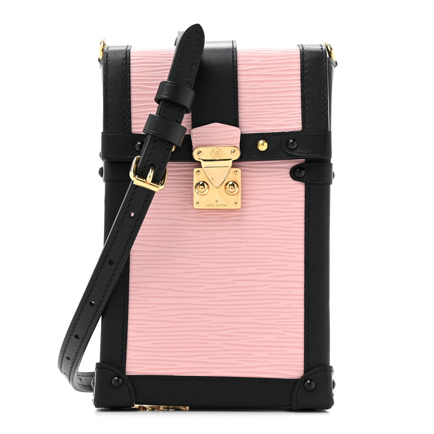 Louis Vuitton Epi Pochette Trunk Verticale Rose Ballerine 1 of 12