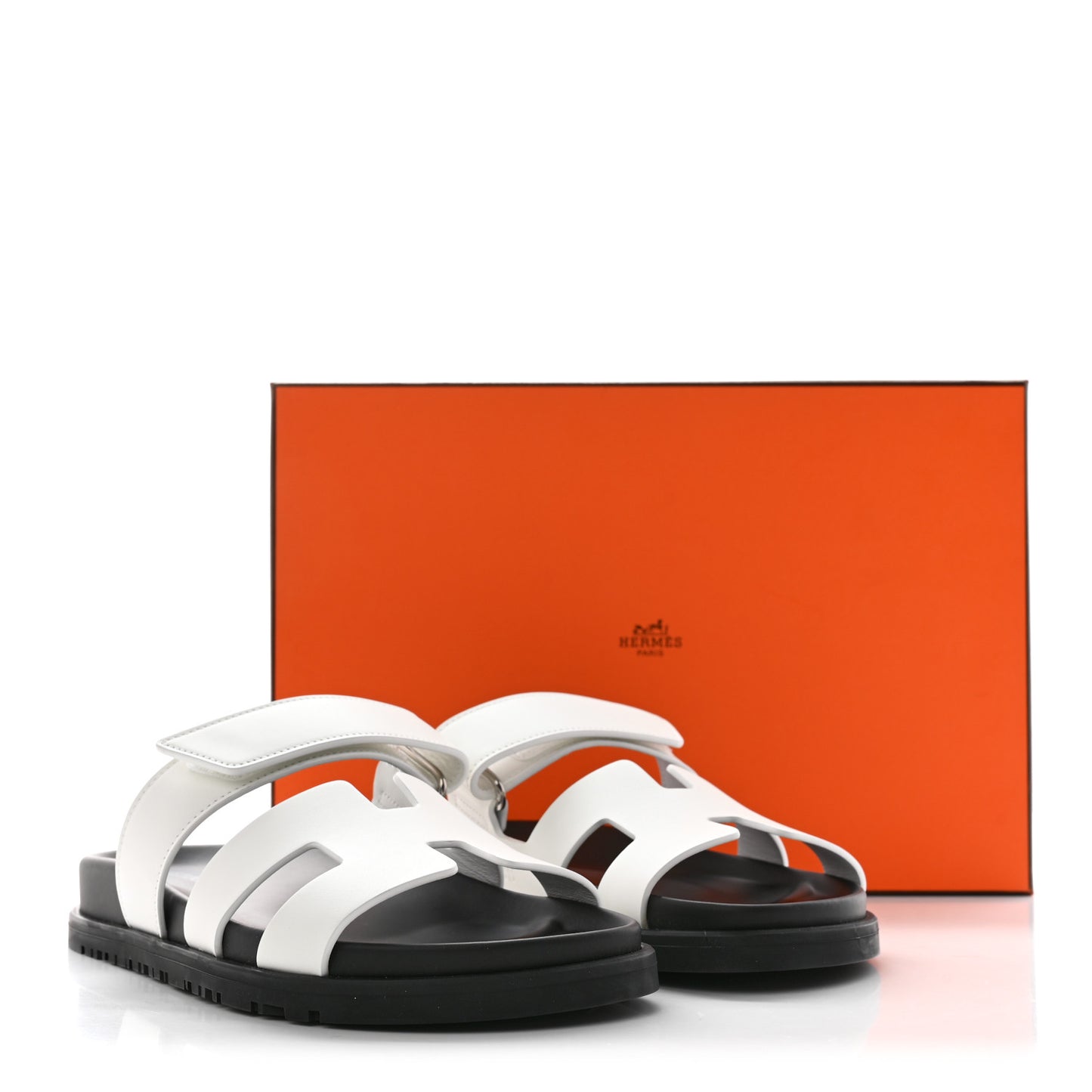 Calfskin Womens Chypre Sandals 35.5 White