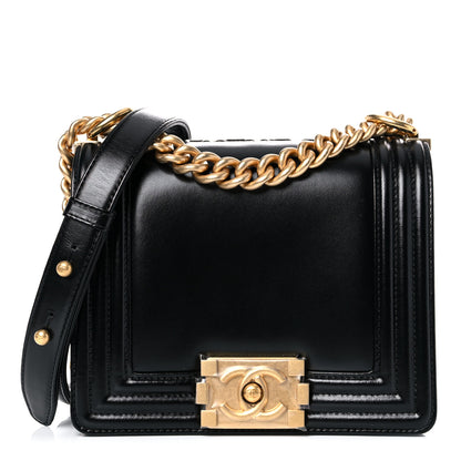 Chanel Calfskin Mini Boy Flap Black 1 of 10