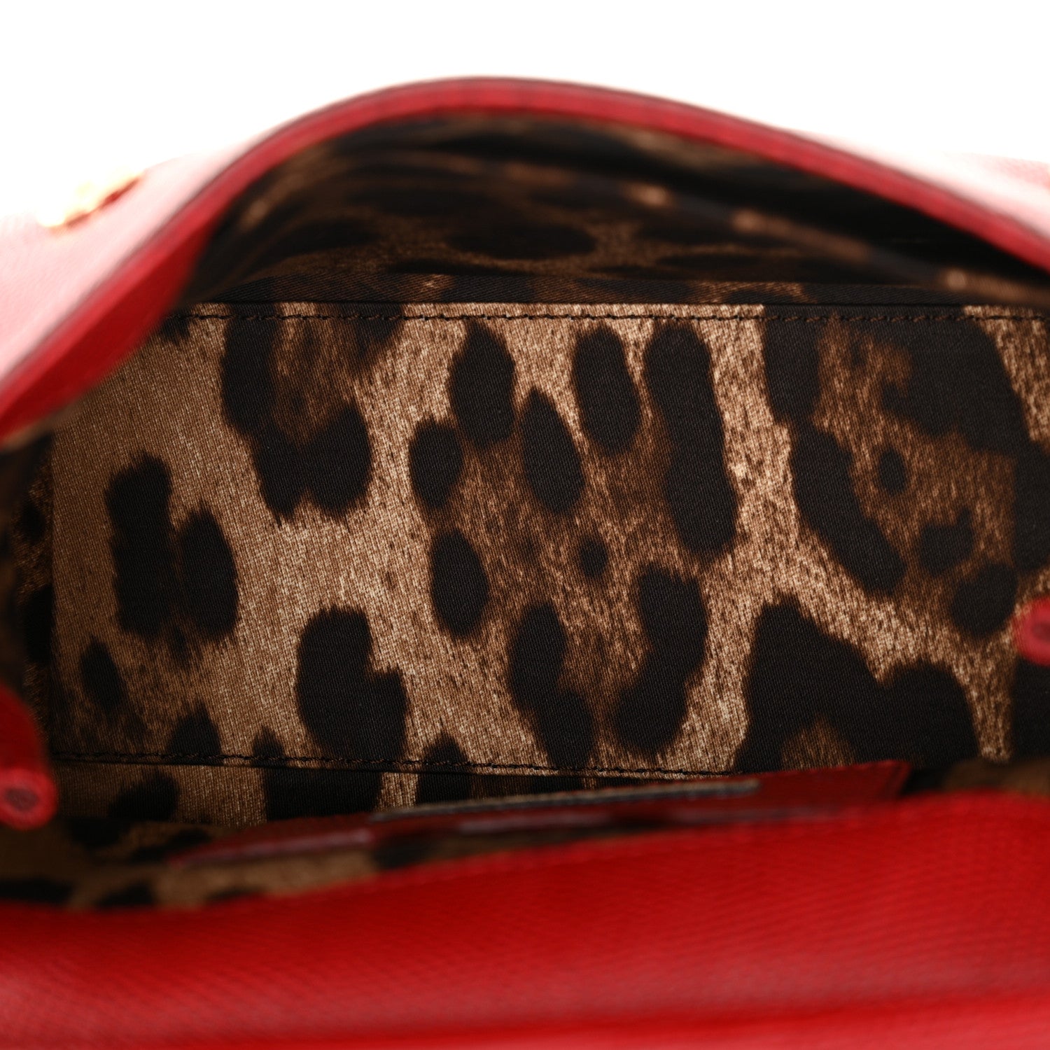Dolce & Gabbana Stampa Iguana Crystal Small Miss Sicily Satchel Red 5 of 10