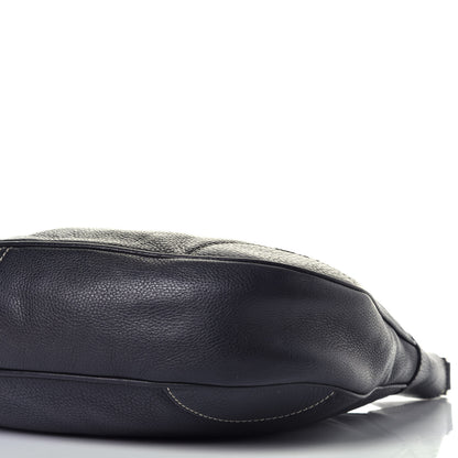 Christian Dior Calfskin Diorissimo Hobo Navy 9 of 10