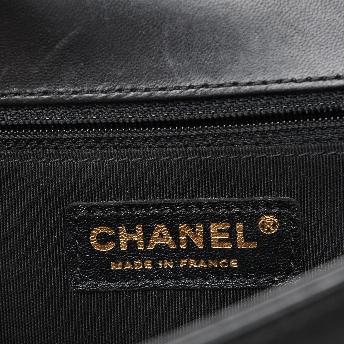 Lambskin Quilted New Medium Boy Flap Black