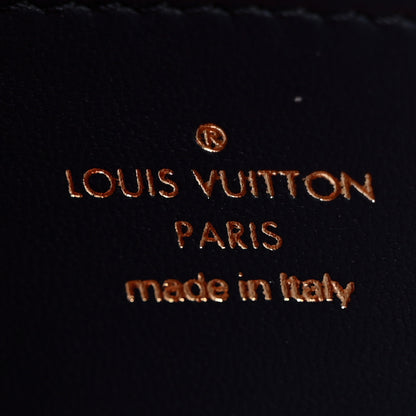 Louis Vuitton Lambskin Embossed Monogram LV Garden Pochette Coussin Navy 6 of 9