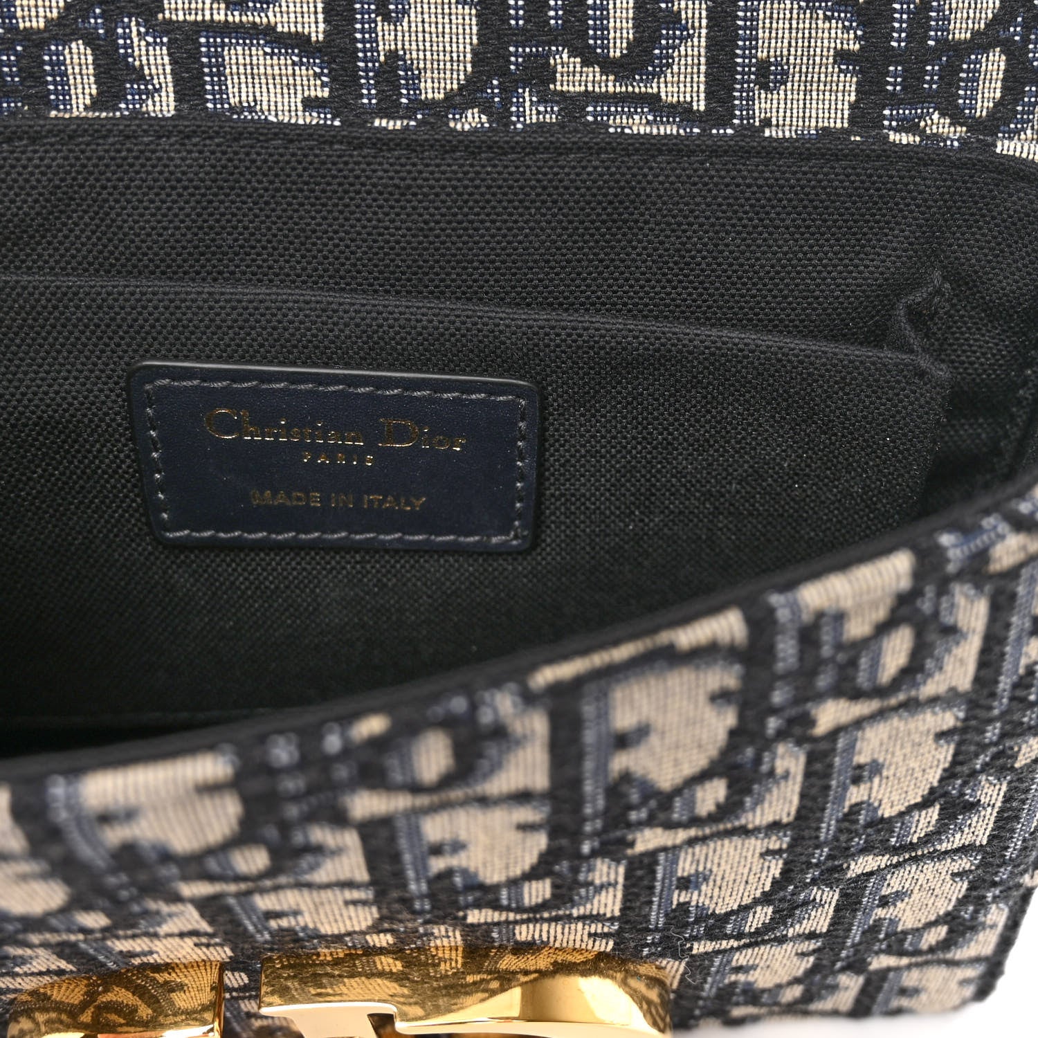 Christian Dior Oblique 30 Montaigne Box Bag Blue 6 of 11