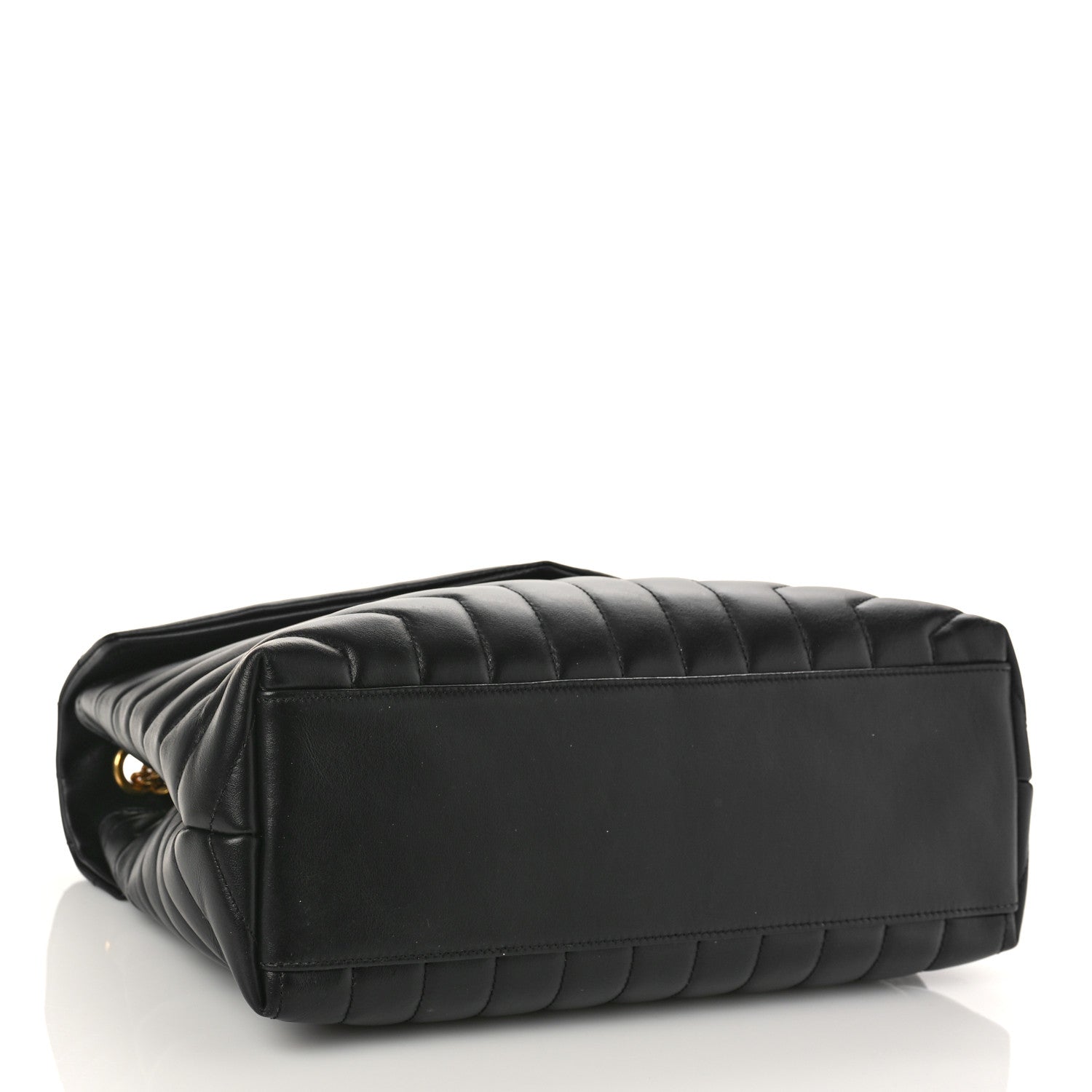 Saint Laurent Calfskin Y Quilted Monogram Medium Loulou Chain Satchel Black 4 of 10