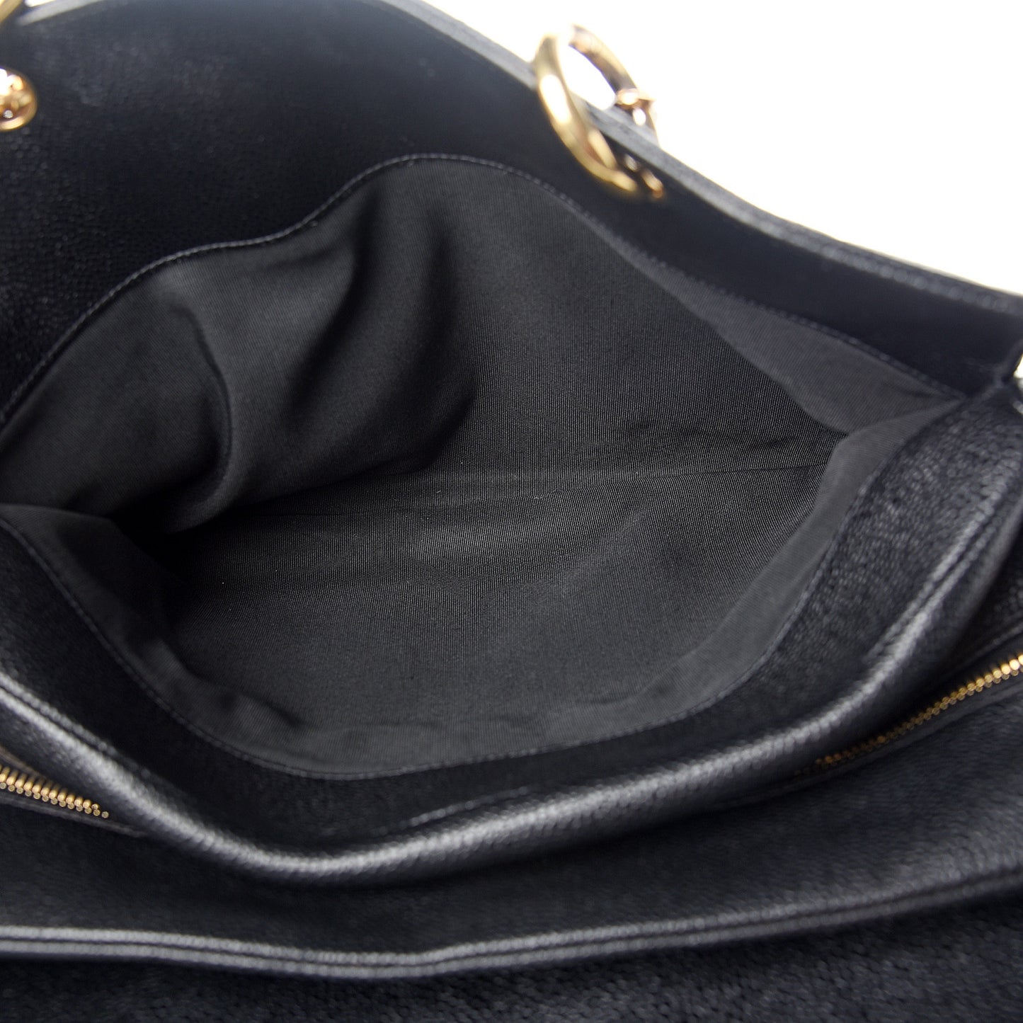 Caviar Quilted Grand Timeless Tote GTT Black