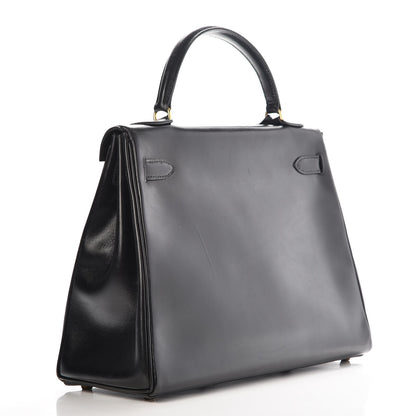 Hermes Box Kelly Retourne 32 Black 4 of 31