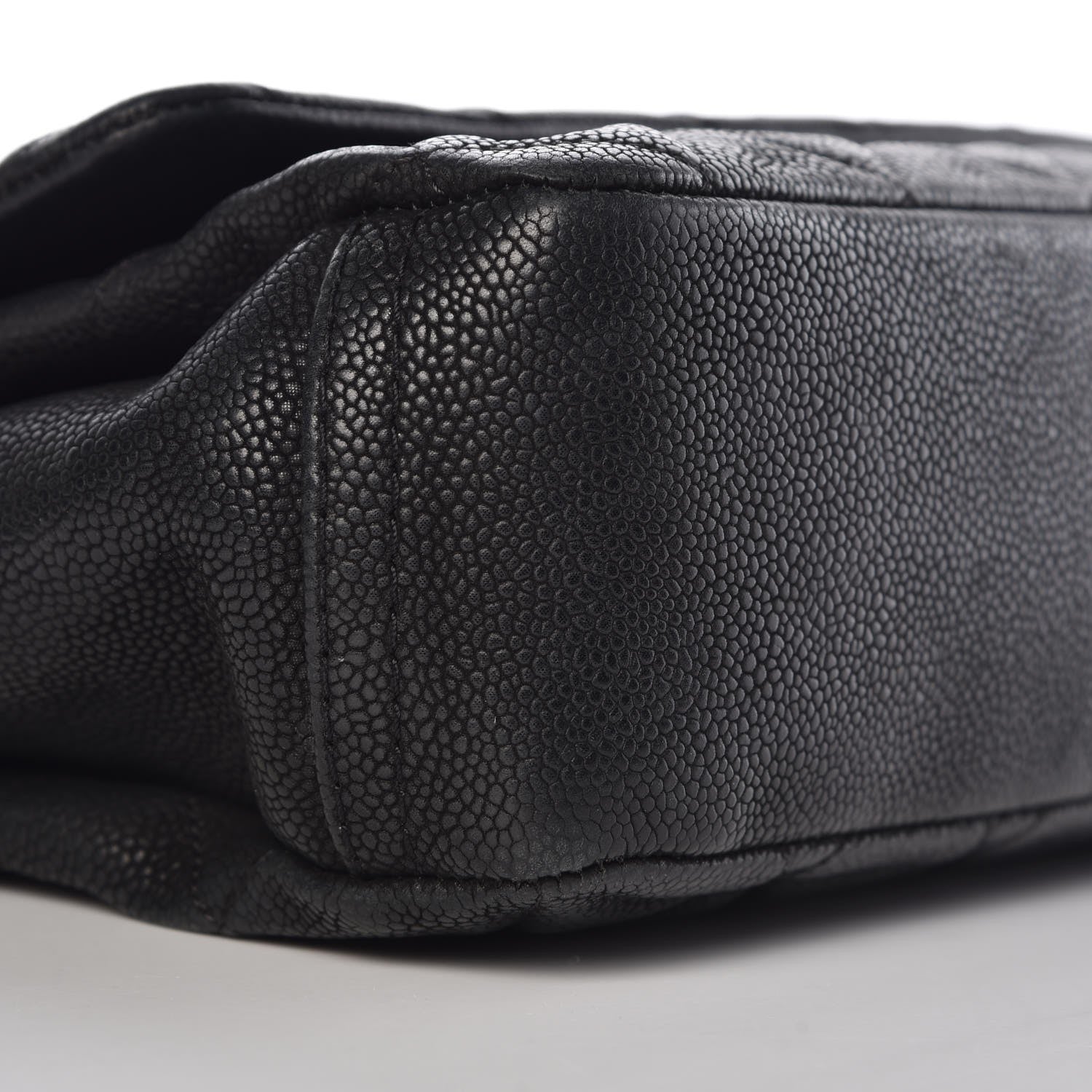Chanel Iridescent Caviar Quilted Medium Lady Pearly Flap Black 11 of 16