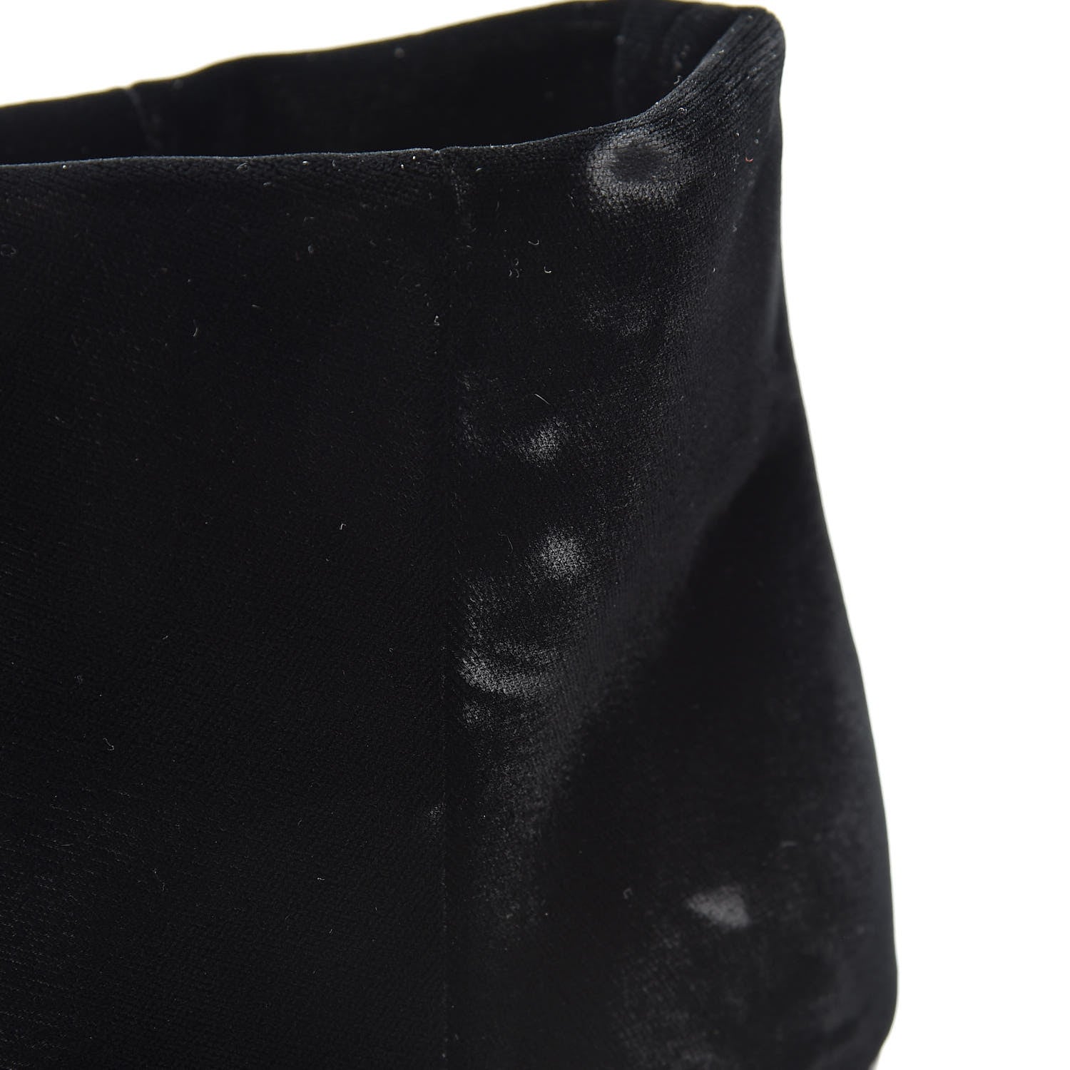 Saint Laurent Velvet Freja 105 Ankle Booties 35.5 Black 10 of 14