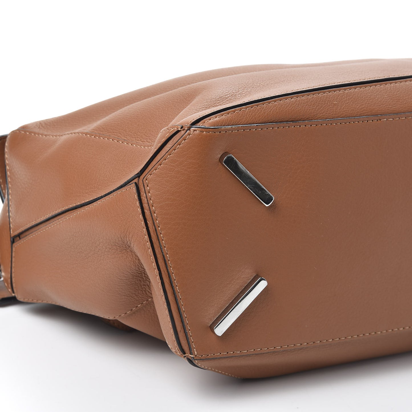 Calfskin Medium Puzzle Bag Tan