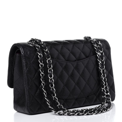 Chanel Caviar Quilted Medium Double Flap Black 3 of 12
