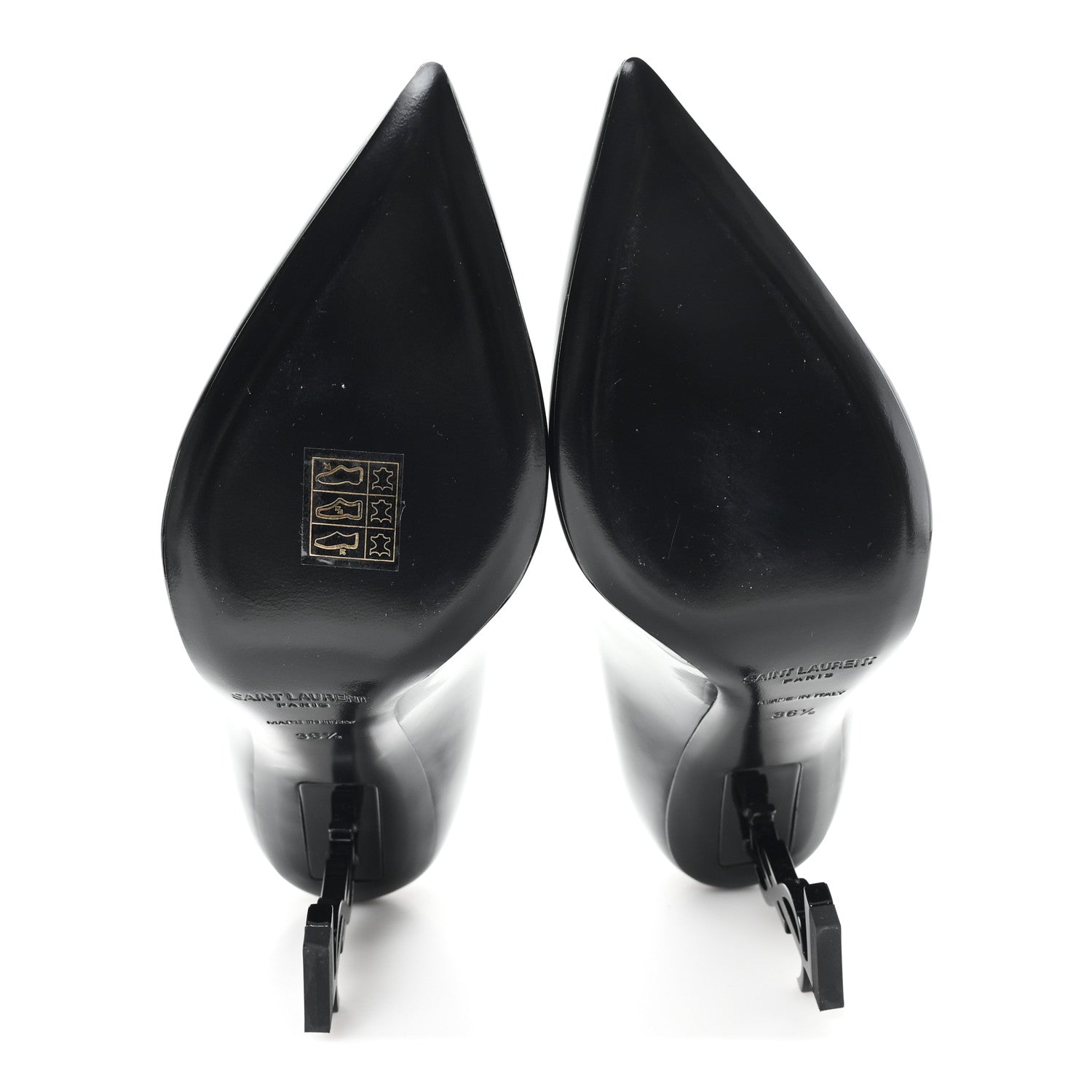 Saint Laurent Patent Opyum 85 Pumps 36.5 Black 1784854 – FASHIONPHILE