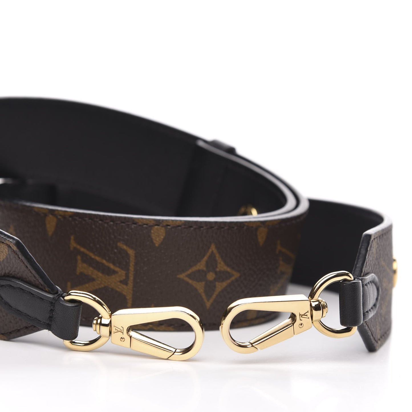 Monogram Adjustable Bandouliere Shoulder Strap Black