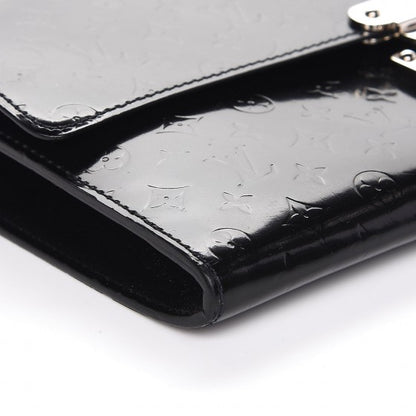 Louis Vuitton Monogram Glace Anouchka Pochette MM Black 8 of 19