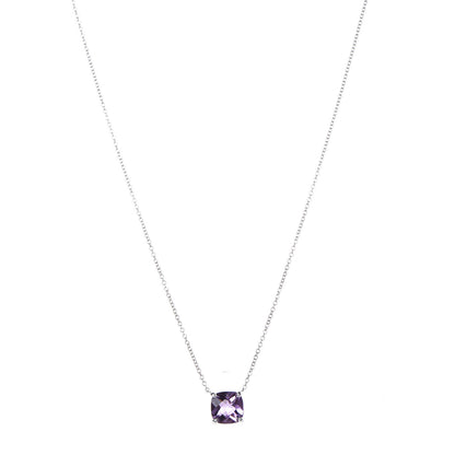 Tiffany Sterling Silver Amethyst Sparklers Pendant Necklace 1 of 5
