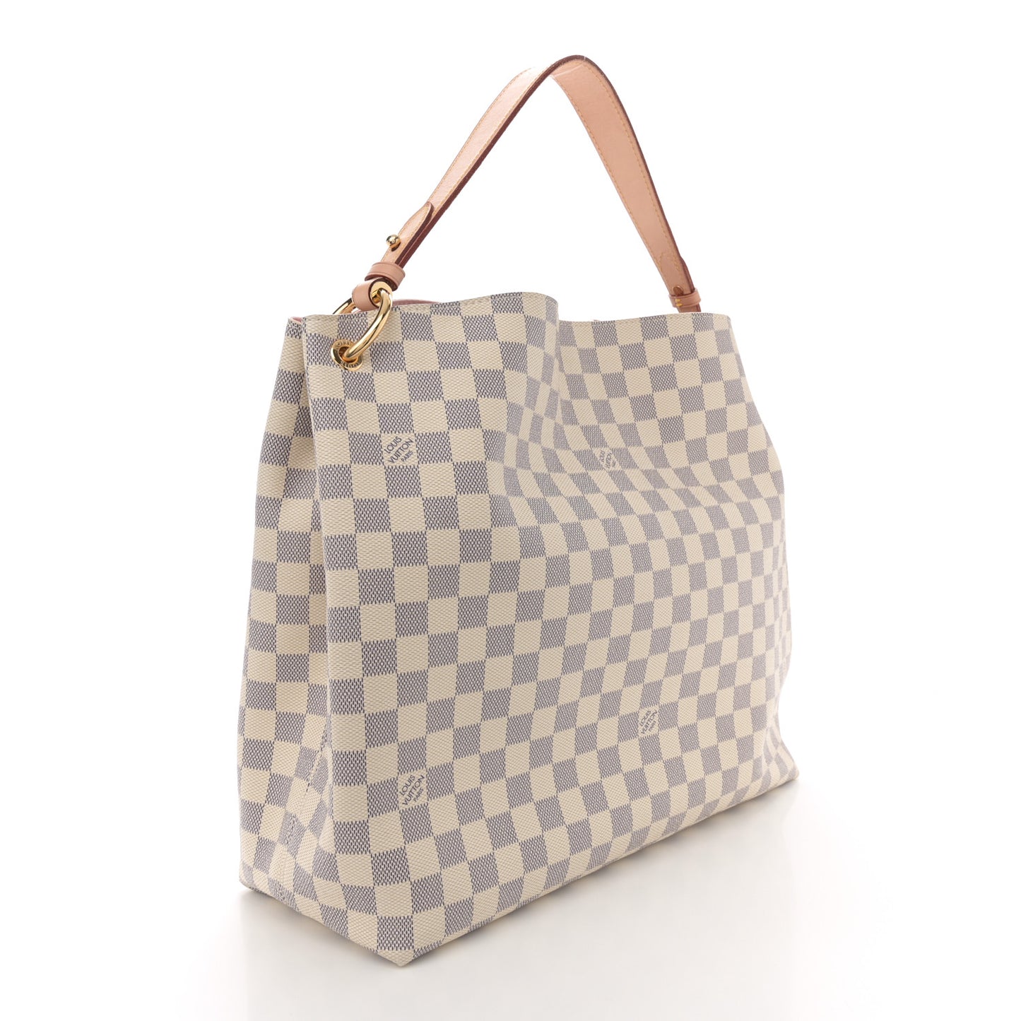 Damier Azur Graceful MM Rose Ballerine