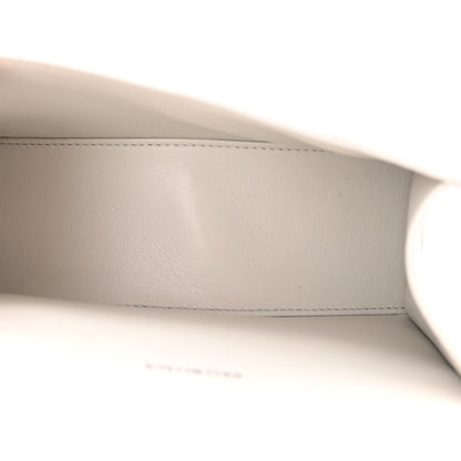 Balenciaga Shiny Box Calfskin Hourglass Top Handle Bag XS Chalky White 5 of 19