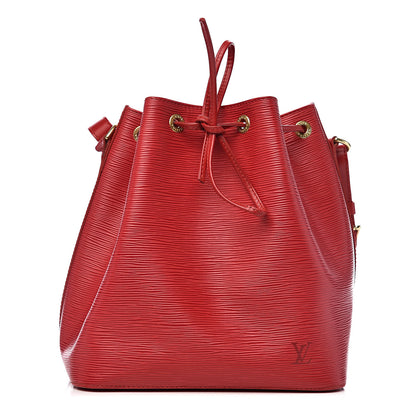 Louis Vuitton Epi Petit Noe Castillan Red 1 of 12