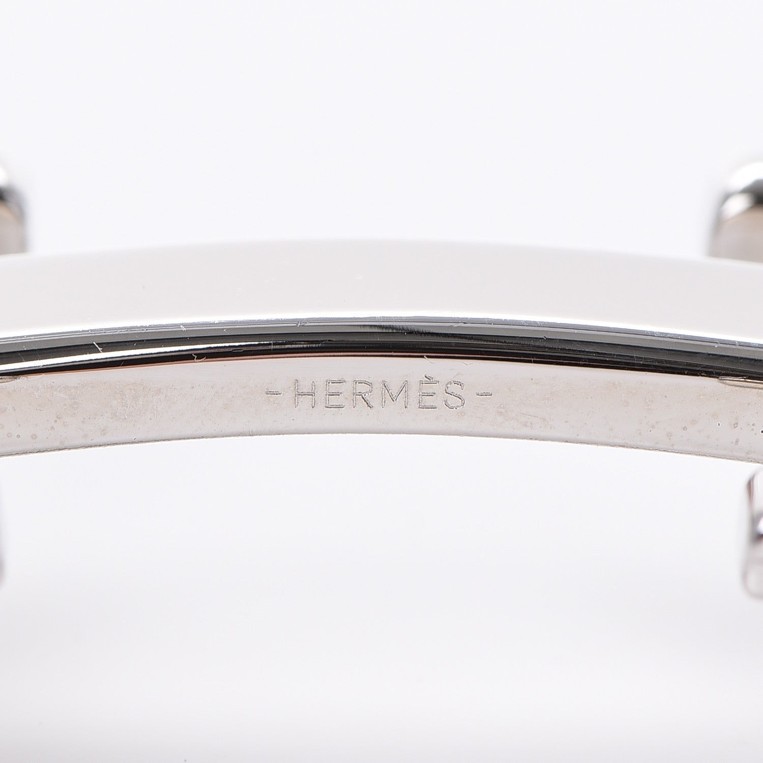 Hermes Polished Palladium 32mm H Belt Buckle Silver 4 of 6