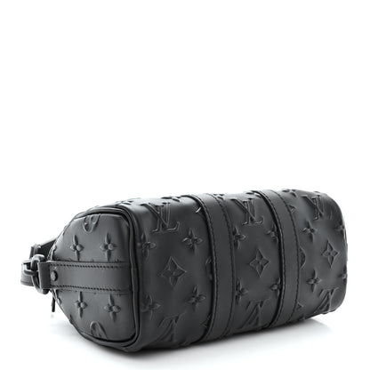 Louis Vuitton Monogram Seal Keepall XS Black 4 of 9