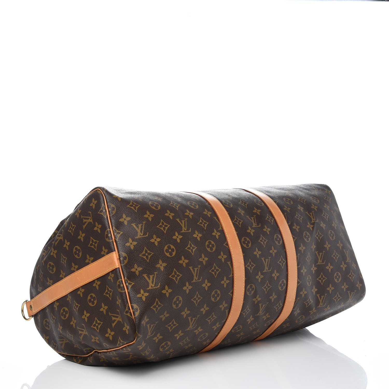 Louis Vuitton Monogram Keepall Bandouliere 55 4 of 12