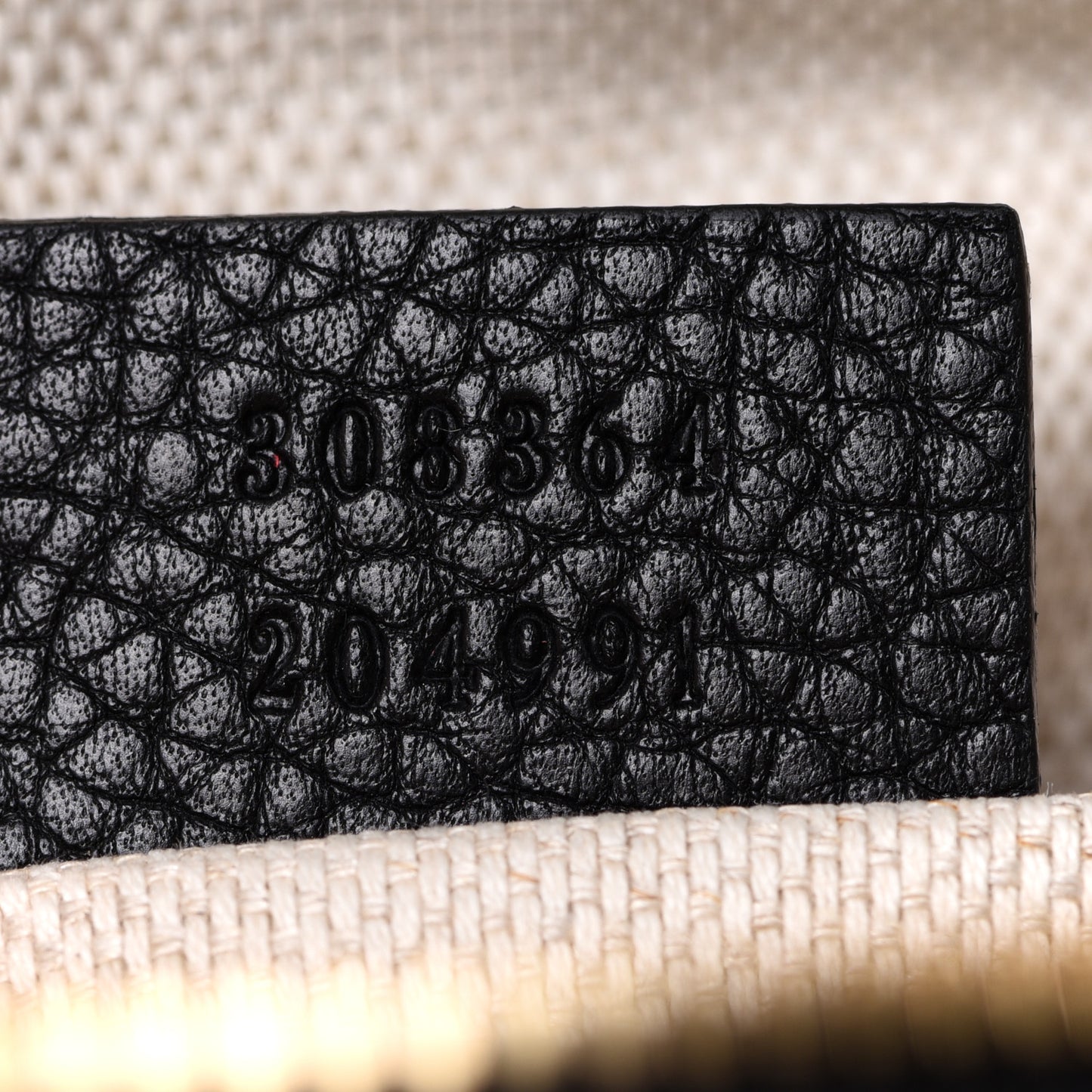 Pebbled Calfskin Small Soho Disco Bag Black