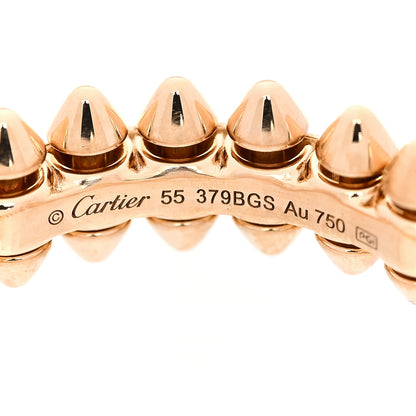 Cartier 18K Pink Gold SM Clash De Cartier Ring 55 7.25 4 of 5
