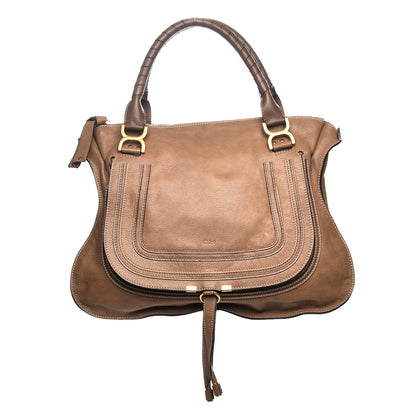 Chloe Calfskin Large Marcie Satchel Nut 1 of 12