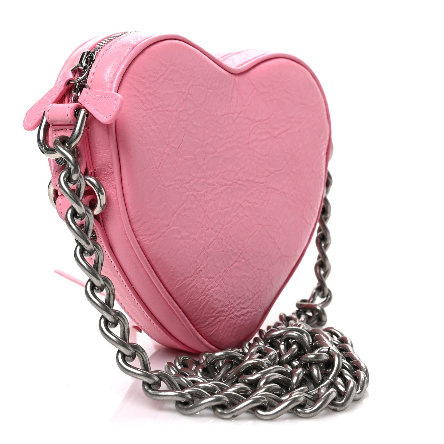 Agneau Arena Mini Le Cagole Heart Bag Sweet Pink
