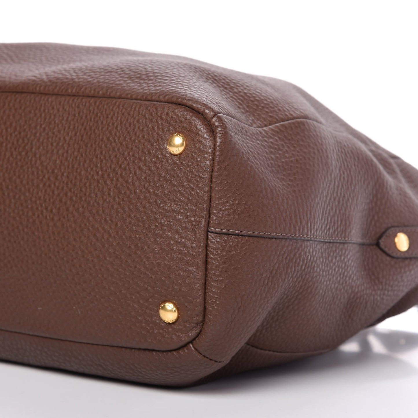 Vitello Daino Shopping Tote Bruciato