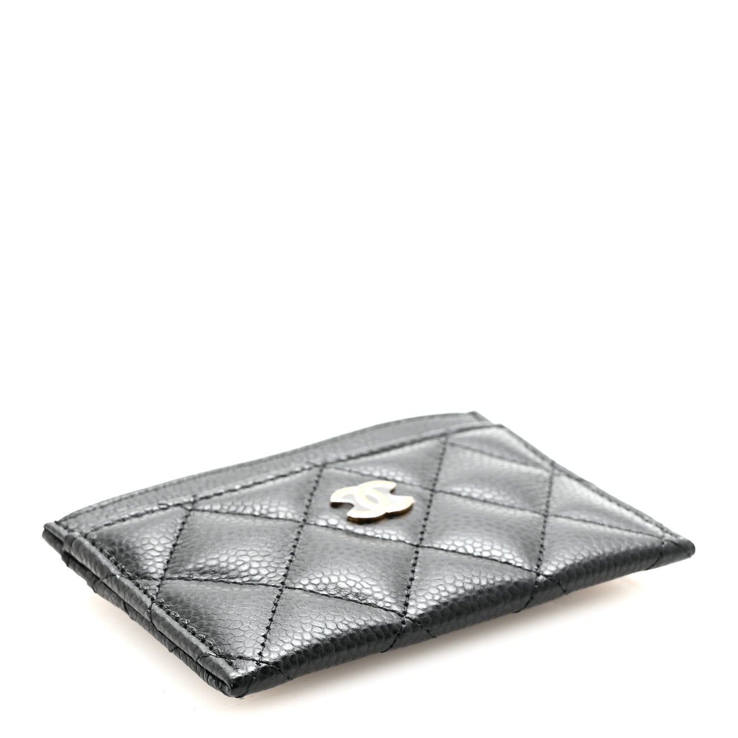 Chanel Caviar Quilted Card Holder Black 4 of 9