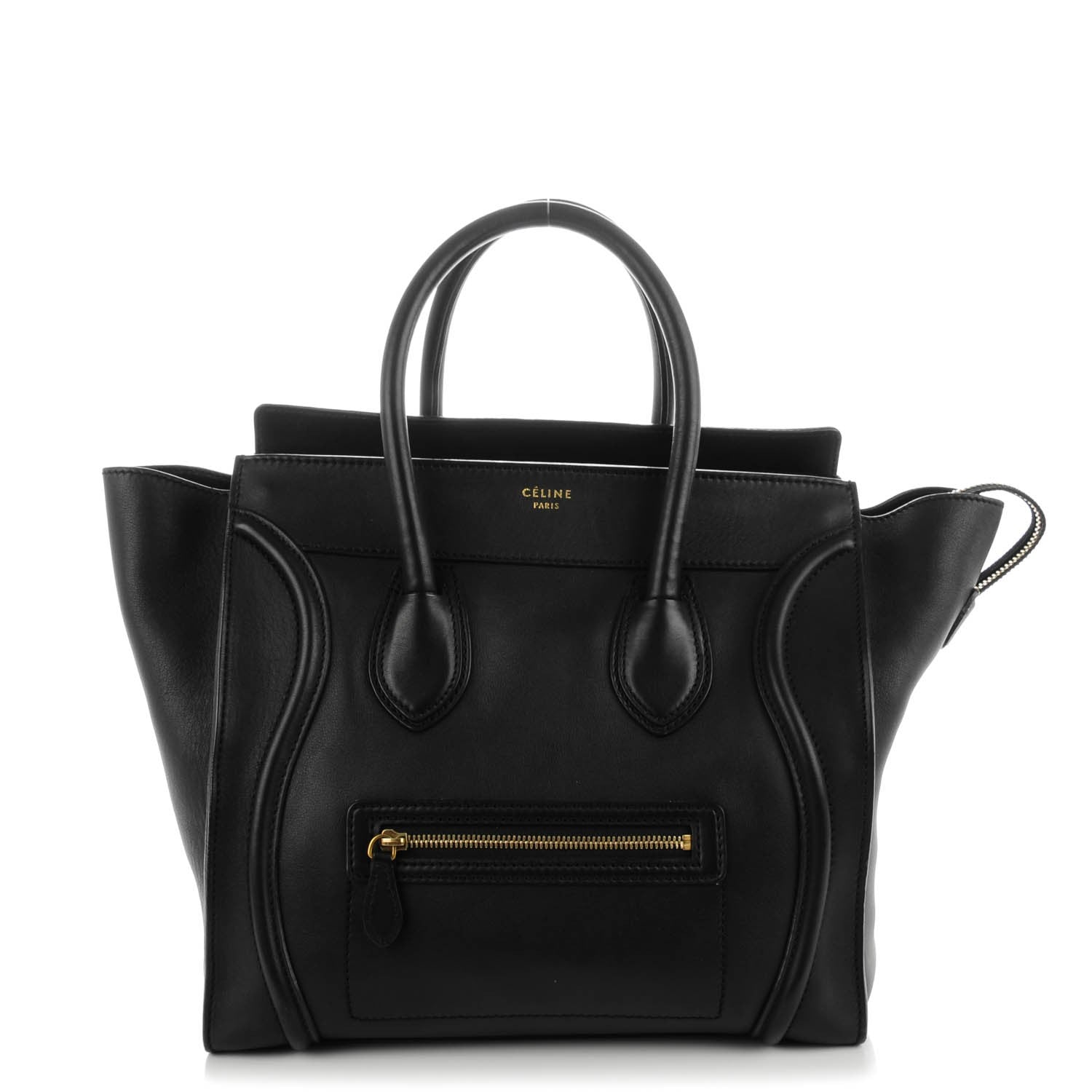 Celine Smooth Calfskin Mini Luggage Black 1 of 8