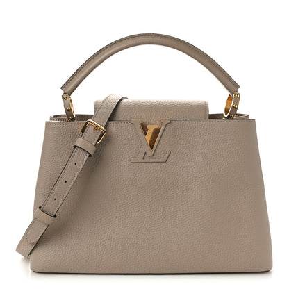 Louis Vuitton Taurillon Capucines PM Galet 1 of 9