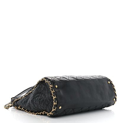 Chanel Calfskin Quilted Large Chain Me Hobo Black 4 of 12