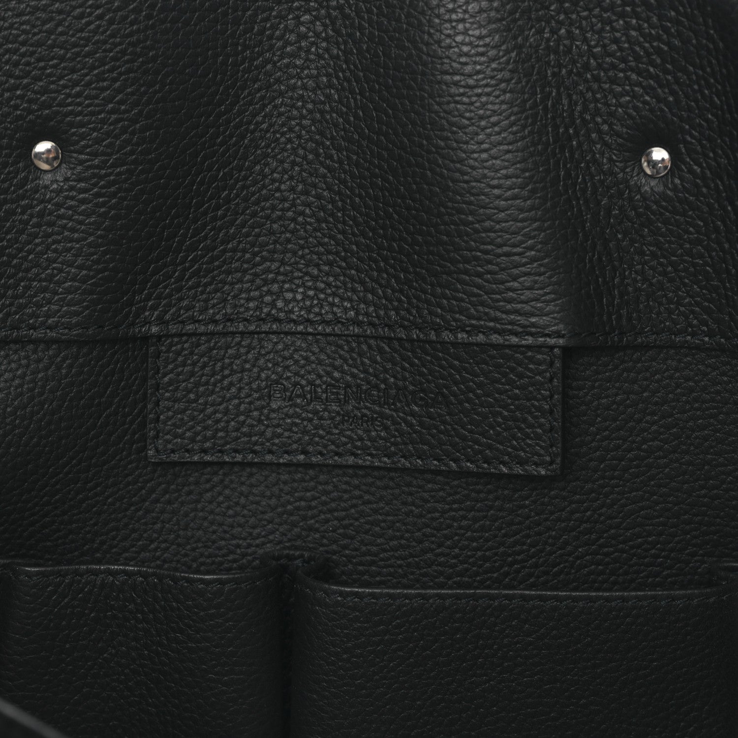 Balenciaga Supple Calfskin Papier A4 Zip Around Tote Black 6 of 9