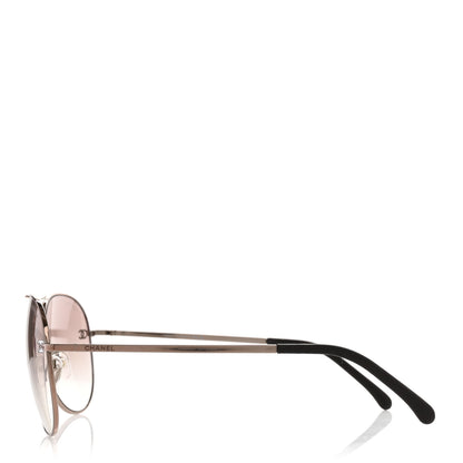 Chanel CC Aviator Sunglasses 4189-T-Q Pink 3 of 10