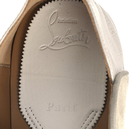 Christian Louboutin Veau Velours Mens No Penny Flat Loafers 42.5 Natural 8 of 8