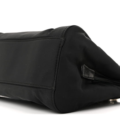 Prada Tessuto Nylon Acciaio Chain Shoulder Bag Black 10 of 15
