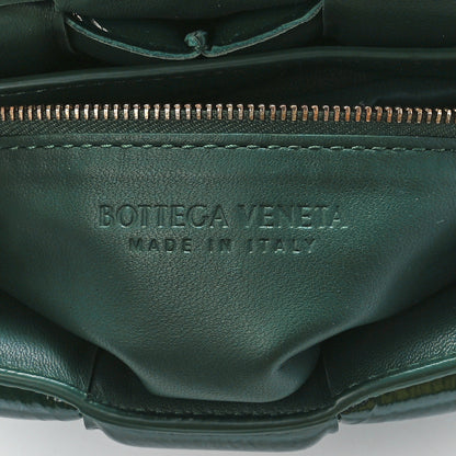 Bottega Veneta Textured Deerskin Maxi Intrecciato Padded Cassette Crossbody Bag Raintree 6 of 11