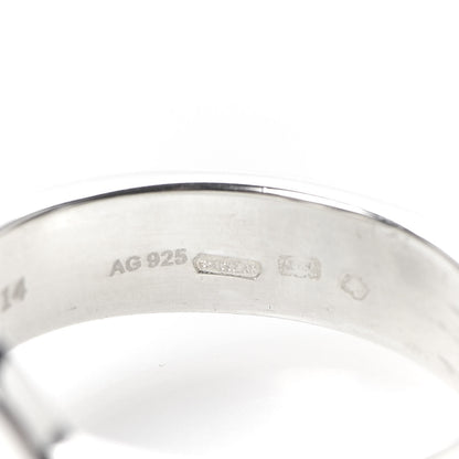 Gucci Sterling Silver Interlocking G Ring 54 6.75 5 of 7