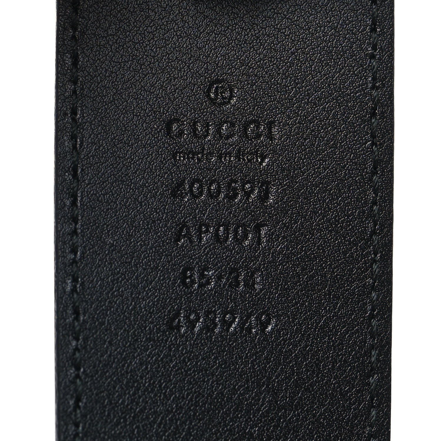 Gucci Calfskin Double G 40mm Belt 85 34 Black 5 of 5