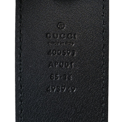 Gucci Calfskin Double G 40mm Belt 85 34 Black 5 of 5