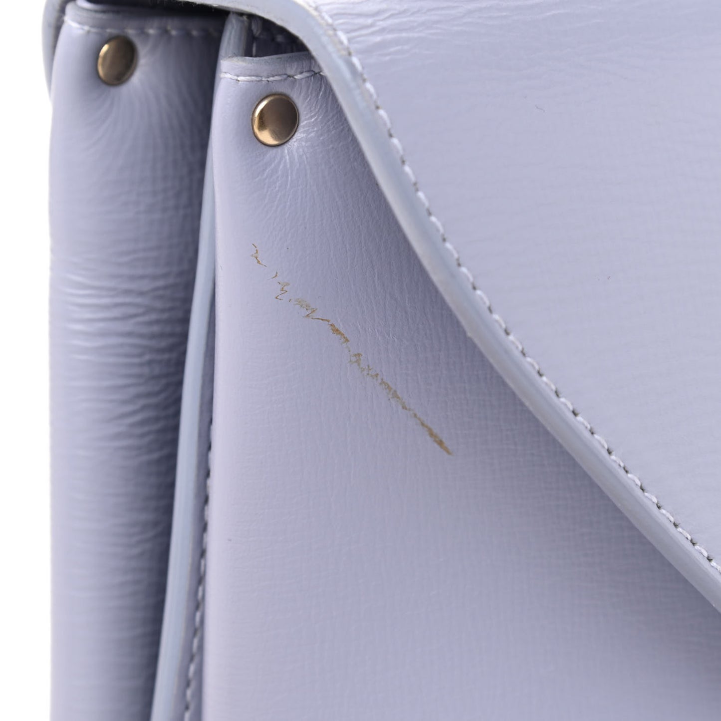 Calfskin Gancini 2-Way Top Handle Bag Light Purple