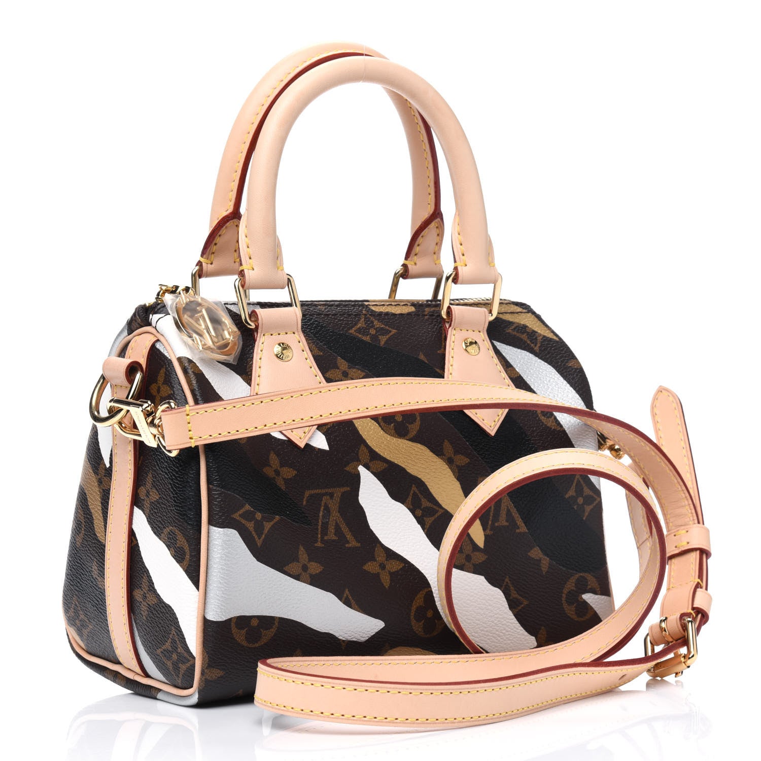 Louis Vuitton X LOL Monogram Speedy BB Gold Silver 2 of 9