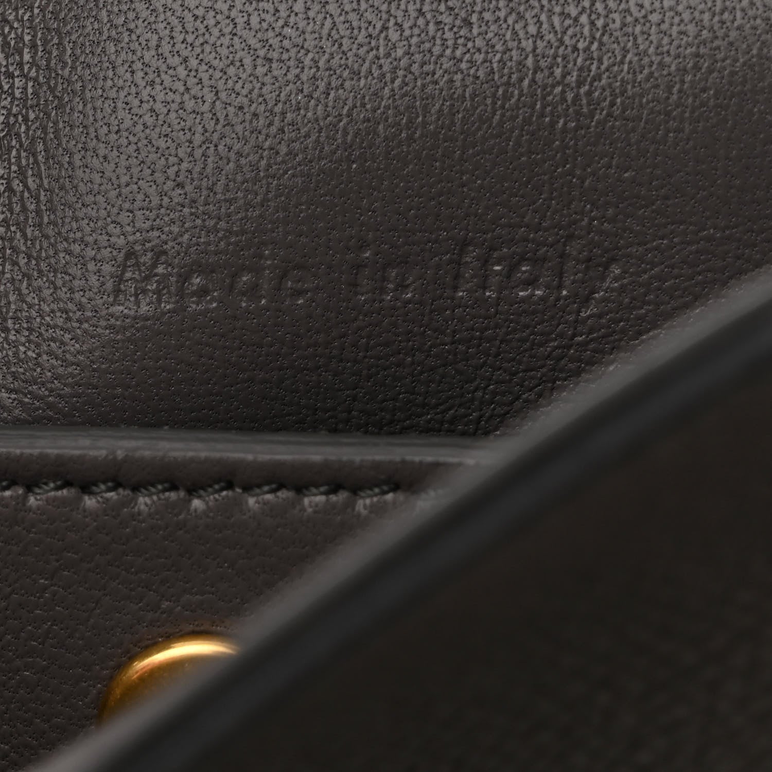 Celine Grained Calfskin Medium Trotteur Light Anthracite 7 of 14